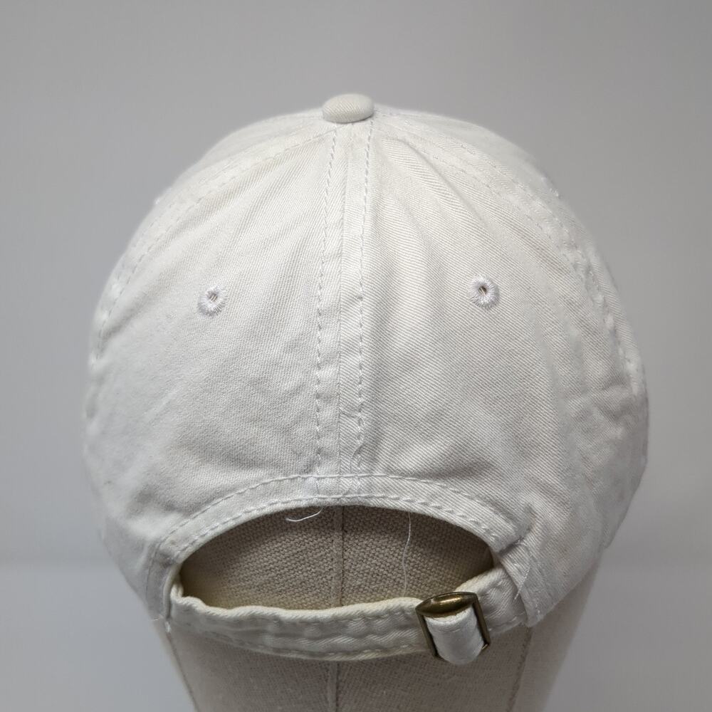 Unbranded Slideback Baseball Hat Solid White One … - image 6